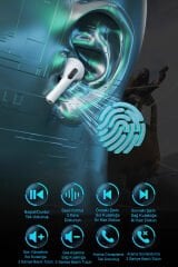 Pro 5 Plus Beyaz Bluetooth Kulaklık