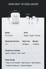 Pro 5 Plus Beyaz Bluetooth Kulaklık