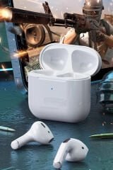 Pro 5 Plus Beyaz Bluetooth Kulaklık