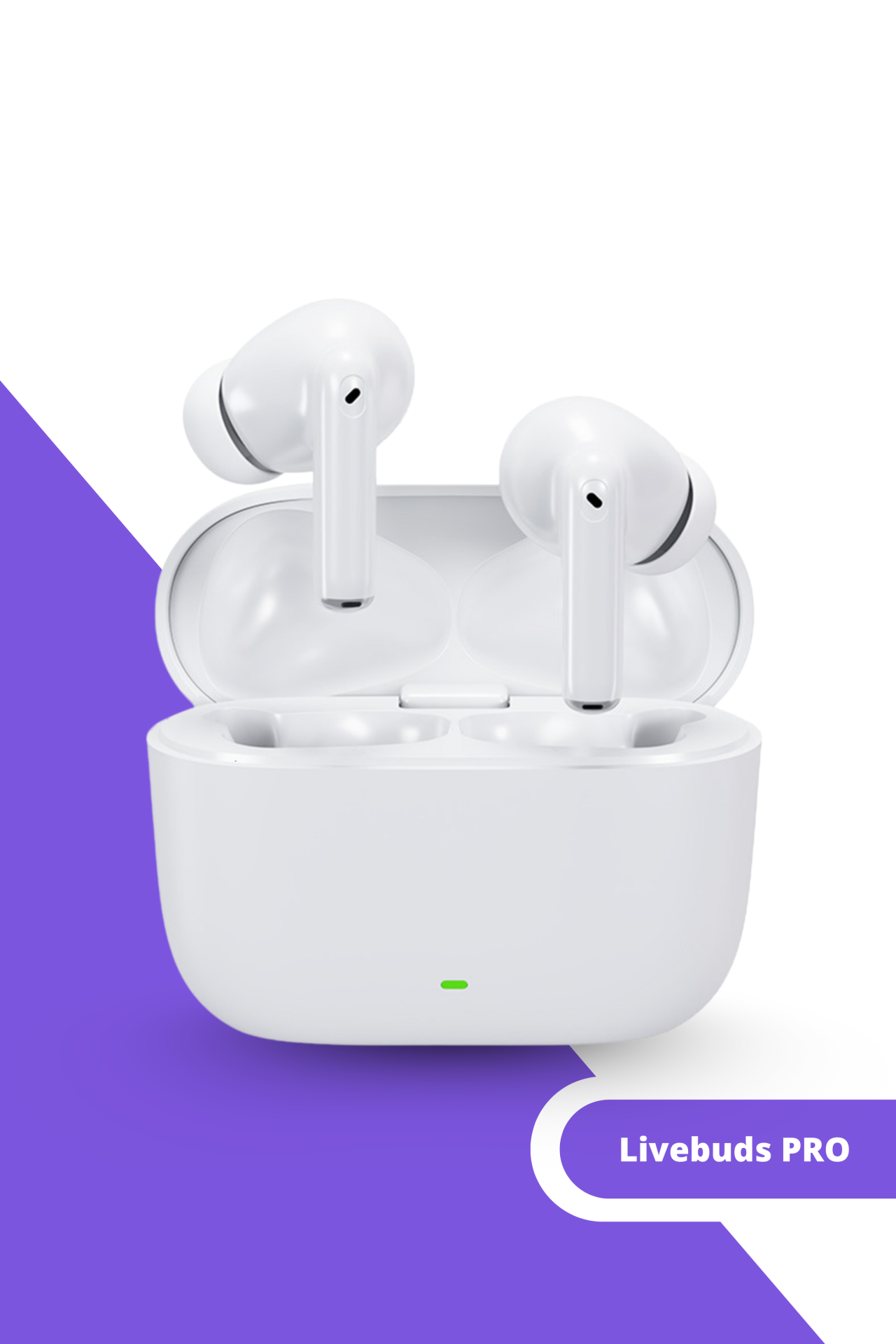 Livebuds Pro Beyaz Bluetooth Kulaklık