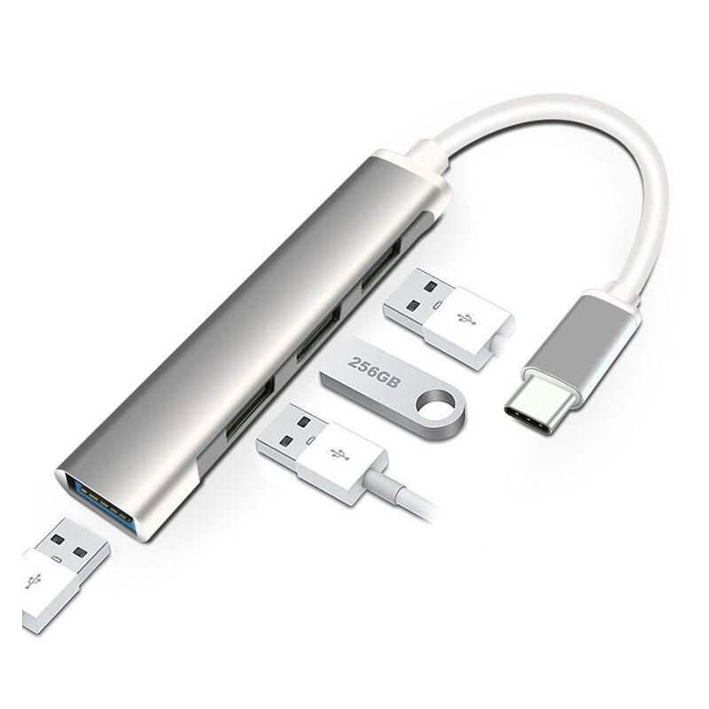 Type-c to USB 4 Ports USB Çevirici