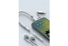 TYPE-C + LİGHTNİNG TO AUX & LİGHTNİNG TO TYPE-C ŞARJ ÇEVİRİCİ - Görsel 5