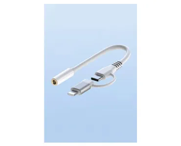 TYPE-C + LİGHTNİNG TO AUX & LİGHTNİNG TO TYPE-C ŞARJ ÇEVİRİCİ